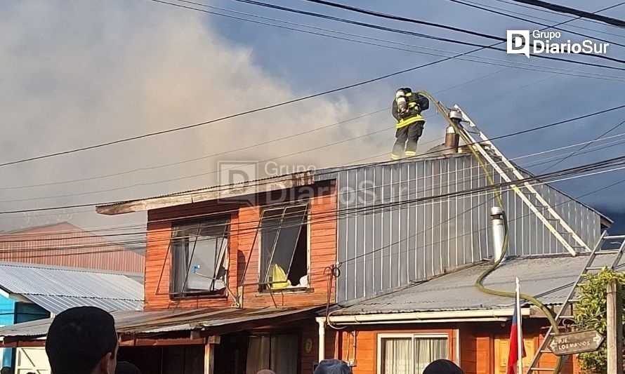 Daños considerables causó incendio en casa-habitación de Los Castaños 