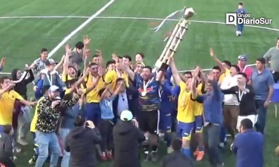 Selección Adulta de Futrono es campeón regional de fútbol 