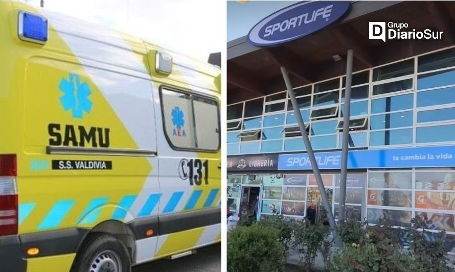 Falleció hombre que cayó al interior de gimnasio en Valdivia