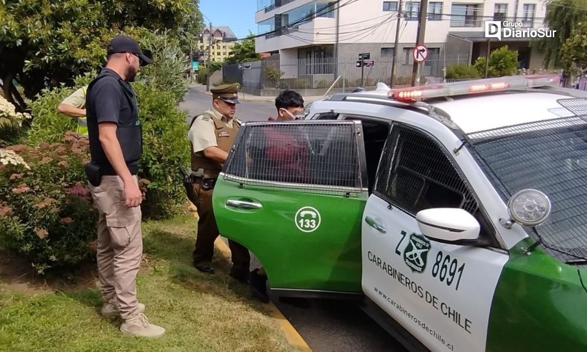 Durante la última semana, Carabineros reportó 30 detenciones diarias en Los Ríos