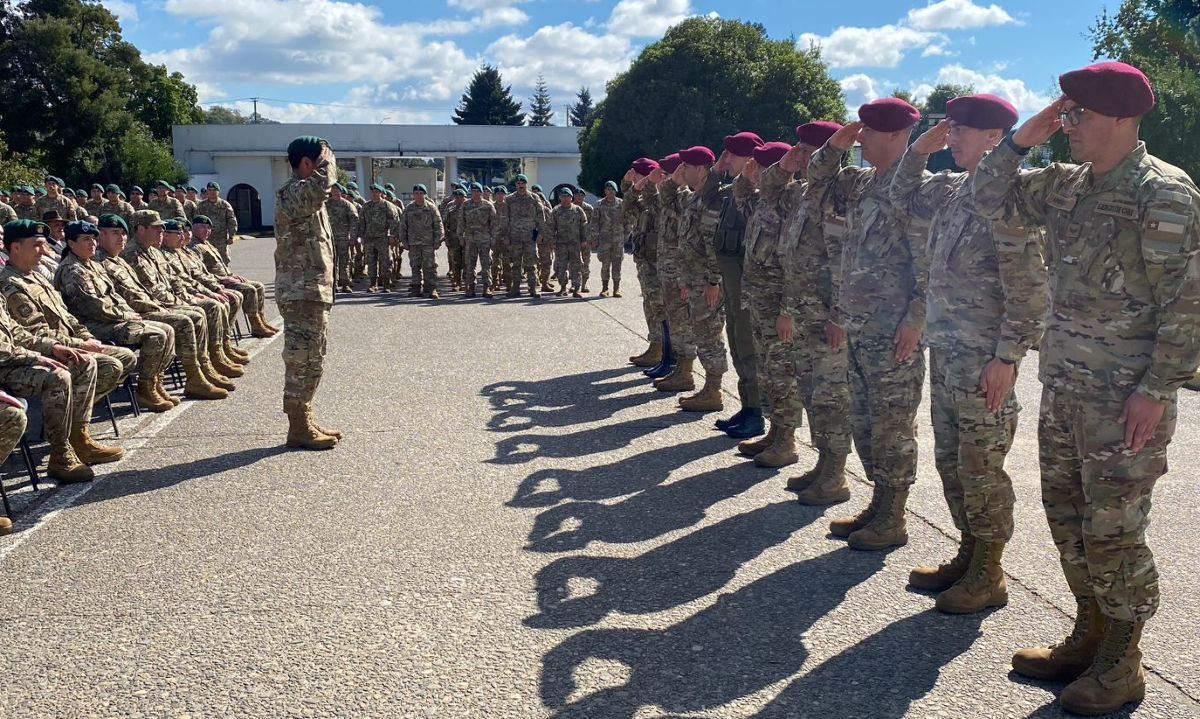 Militares conmemoraron la Batalla de Maipú en el Campo Millar de Valdivia 