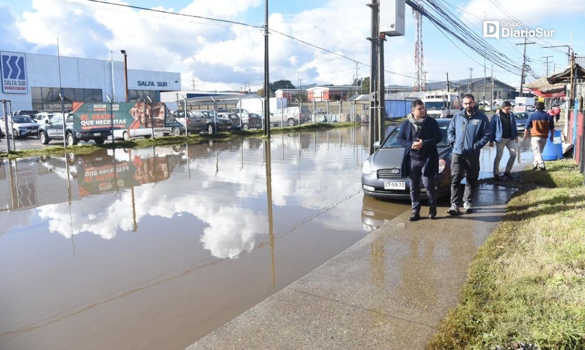 Buscan una solución a colectores de aguas lluvia en Valdivia