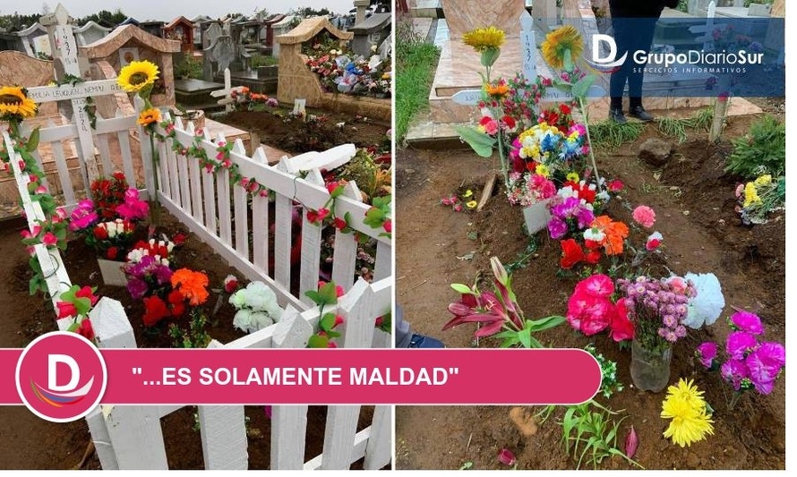 Familia denuncia robo de cerco funerario en cementerio de Río Bueno