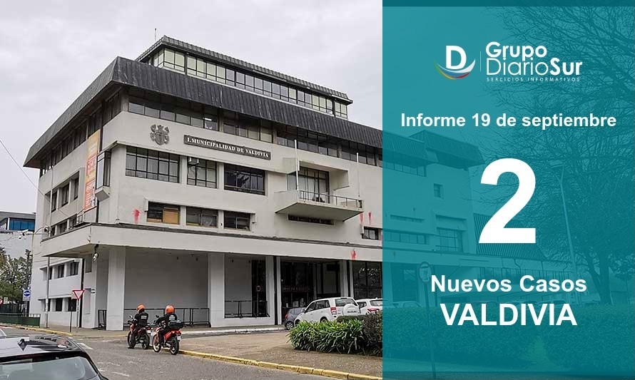 Valdivia reporta 2 nuevos casos de covid-19