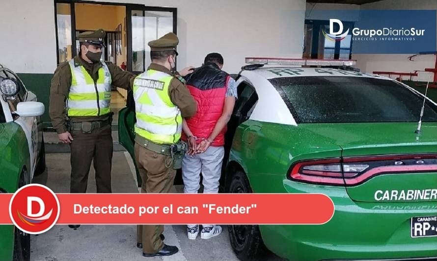 Detienen a extranjero por tráfico de drogas