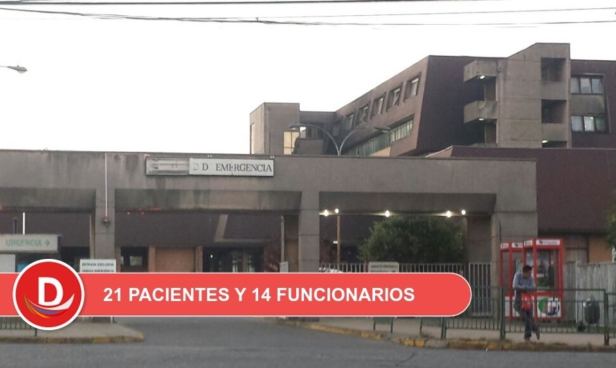 Hospital Base llega a 35 contagios tras brote intrahospitalario