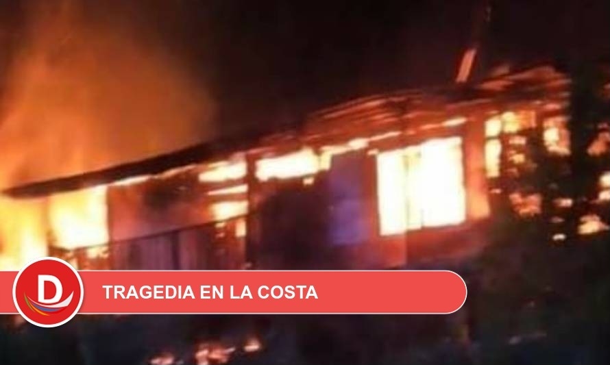 Padre y tres hijos murieron en incendio en Los Molinos: madre está grave