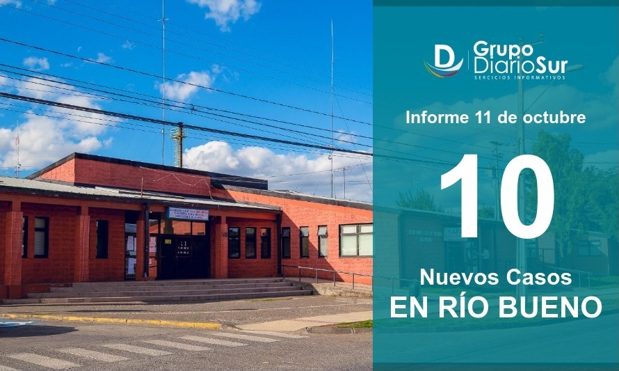 Un caso sin trazabilidad: Río Bueno suma este domingo 10 contagios