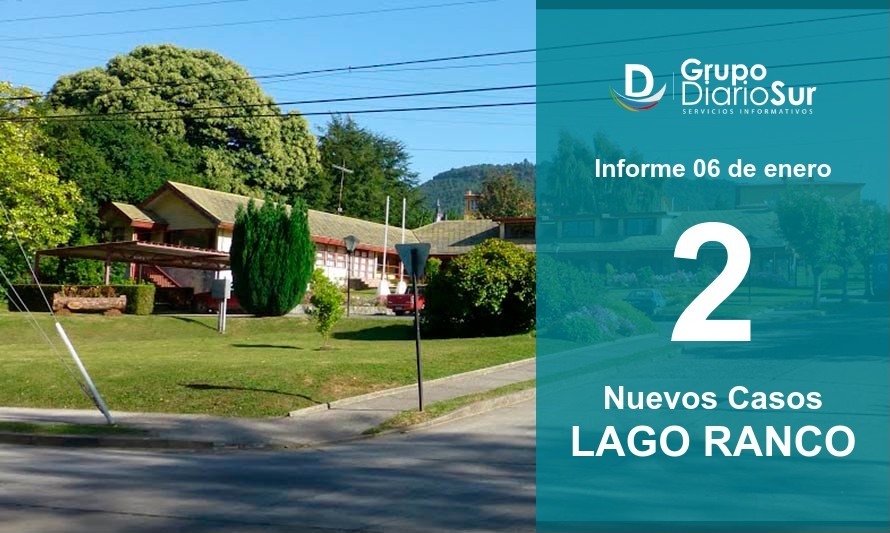 Luego de tres días sin casos nuevos Lago Ranco reporta 2 contagios