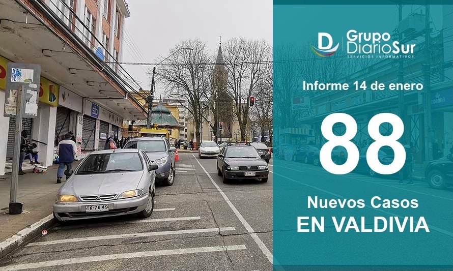 Valdivia continúa batiendo récords de casos activos: 576  