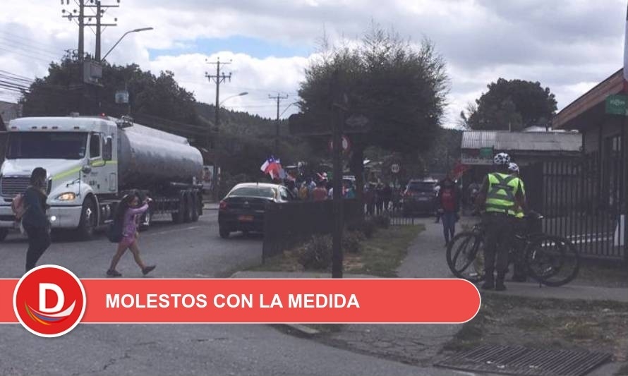 Comerciantes laguinos realizaron marcha contra la Cuarentena