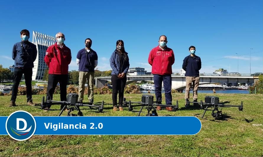 Los Ríos: Programa de Televigilancia será reforzado con 3 drones 