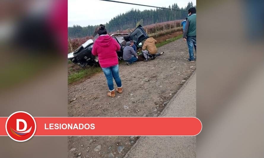 Reportan accidente con lesionados en ruta de acceso a La Unión