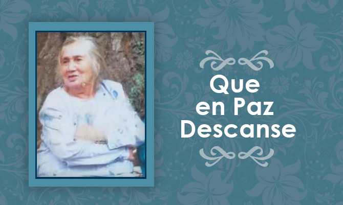 [Defunción] Falleció Jenoveva Huenchucona viuda de Vargas Q.E.P.D