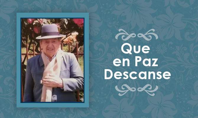 [Defunción] Falleció Juan Bautista Almendra Almendra Q.EP.D