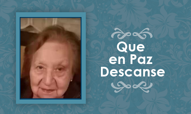 Falleció María Inés Smith Geneuil  (Q.E.P.D)