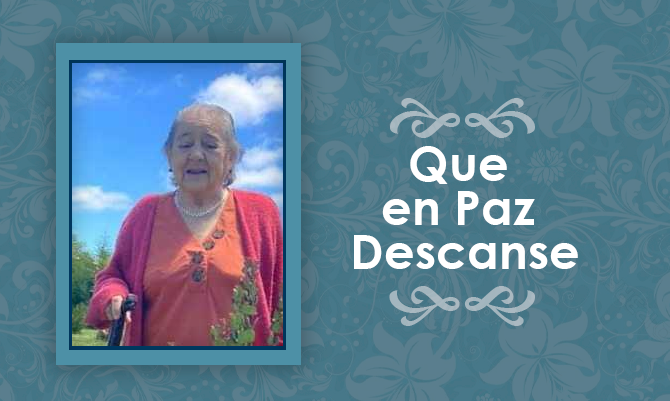 Falleció Graciela Wiederhold Herrera  (Q.E.P.D)