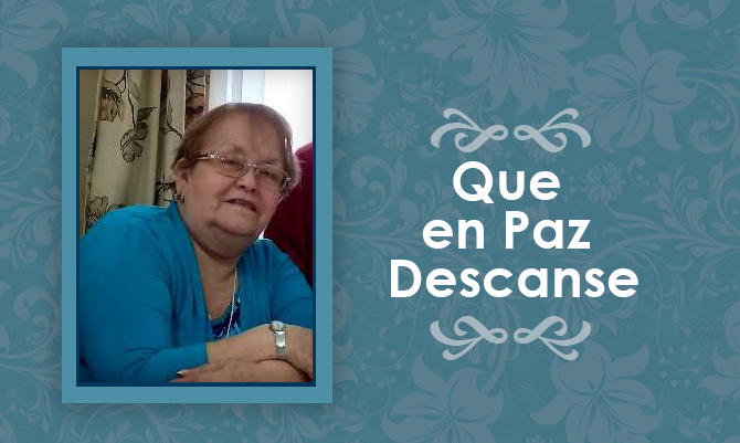 Falleció Alicia del Carmen Ríos Chacón  (Q.E.P.D)