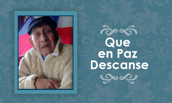 Falleció Carlos Emilio Pailanca Pailanca  (Q.E.P.D)