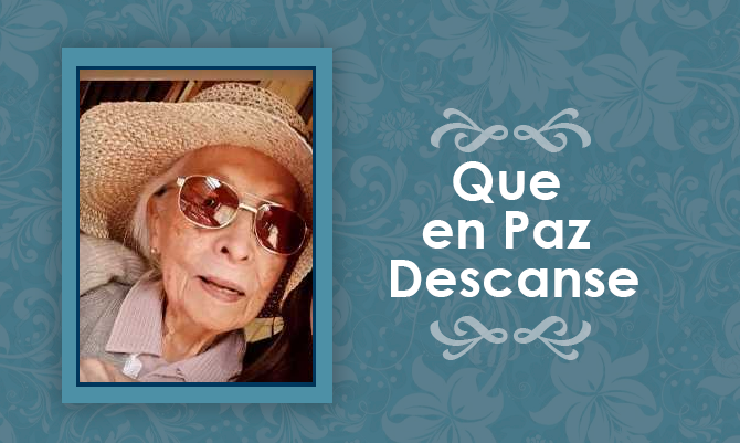 Falleció María Margarita Olave Villaseca  (Q.E.P.D)