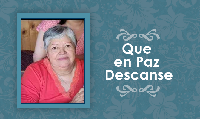 Falleció Sonia Igor Ojeda  (Q.E.P.D)