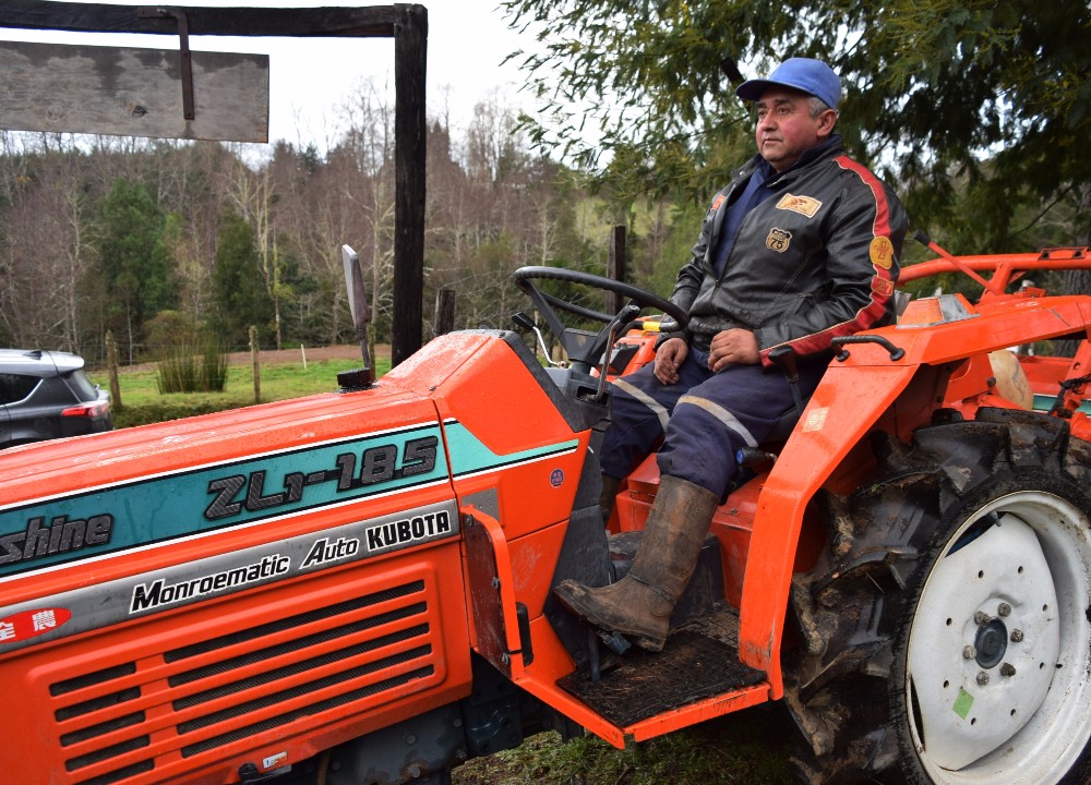 Maquinaria agrícola mejora economía familiar de comunidad mapuche de Mashue