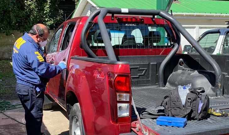 PDI Valdivia Investiga millonario robo a vehículo estacionado en las cercanías del Fuerte Niebla