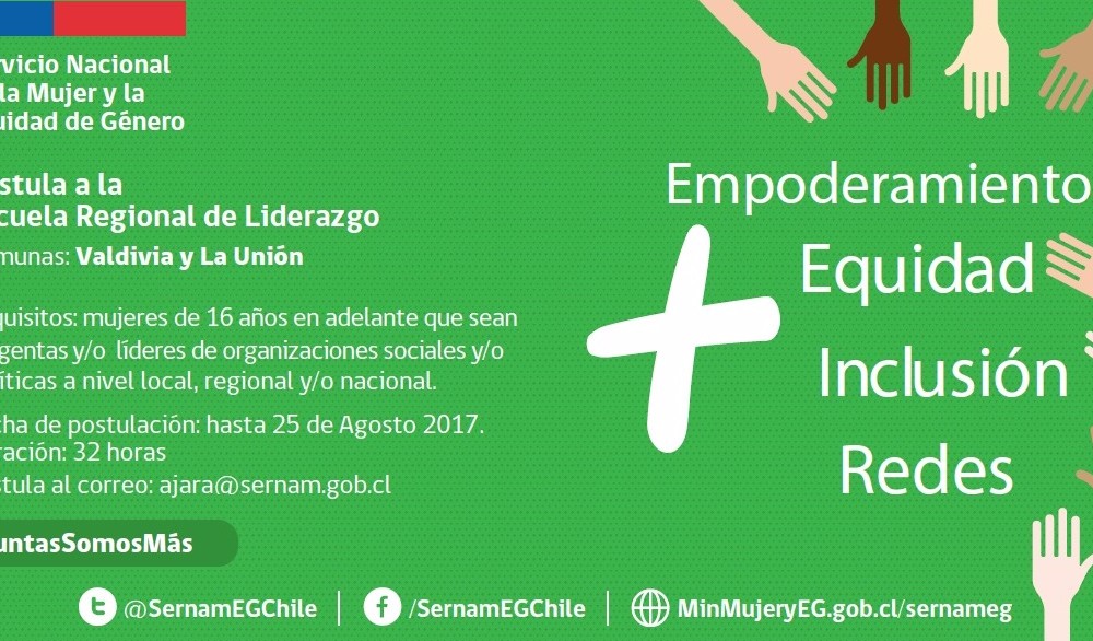 Realizarán dos Escuelas Provinciales de Liderazgo para mujeres liderezas de la región